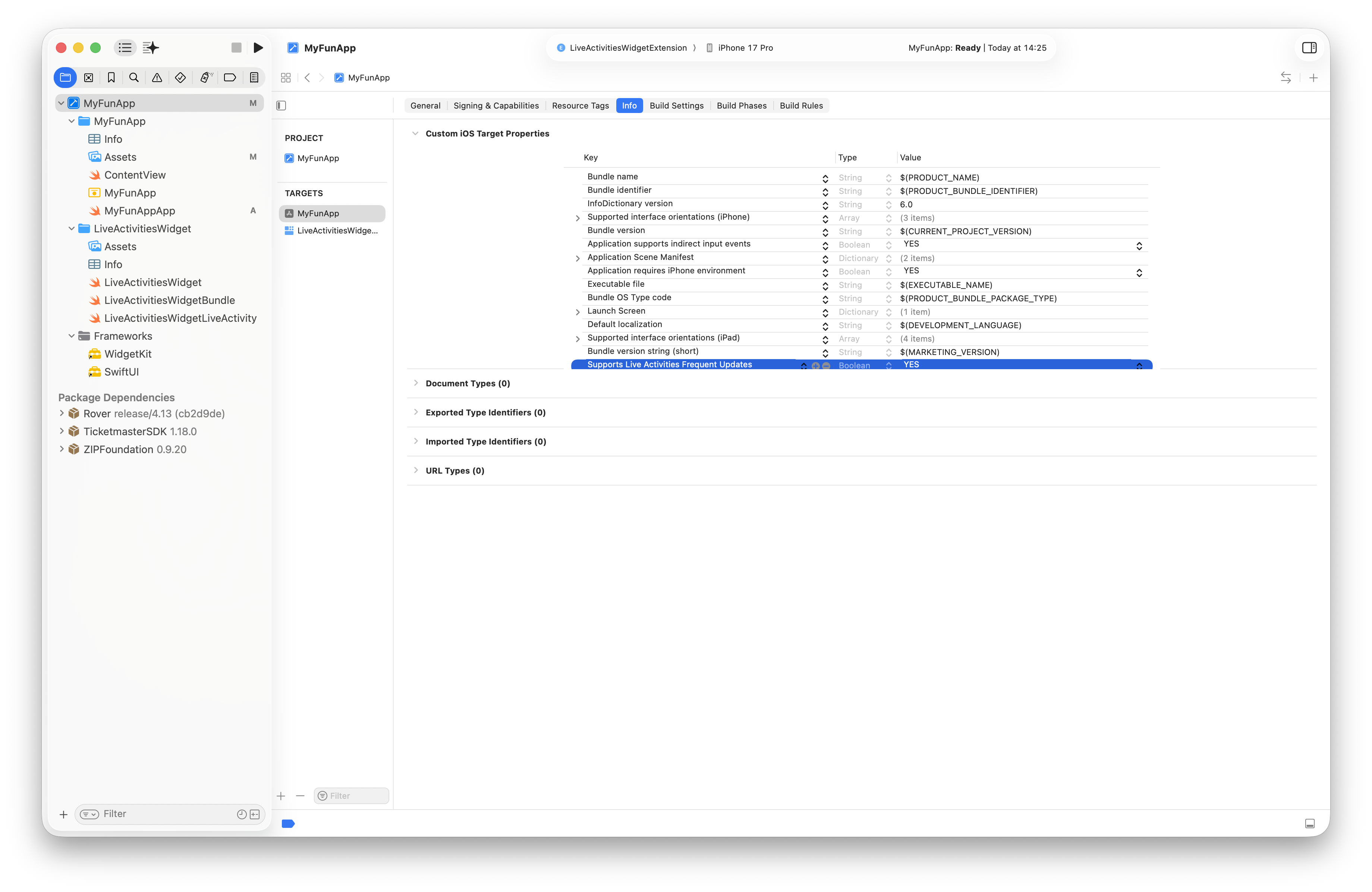 Info.plist Configuration